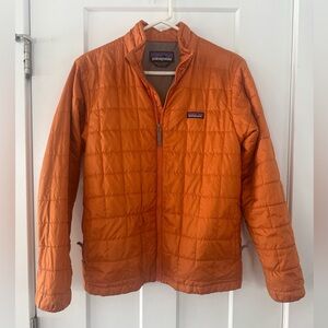 Patagonia Kids - Boys Vibrant Orange Puffer Jacket